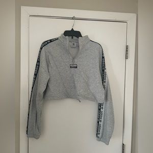 Adidas crop sweatshirt